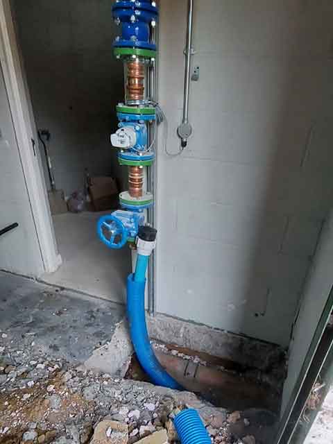 Water Mains & Service Pipes install