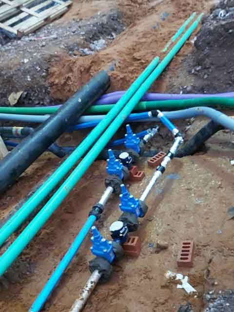 Water Mains & Service Pipes installation